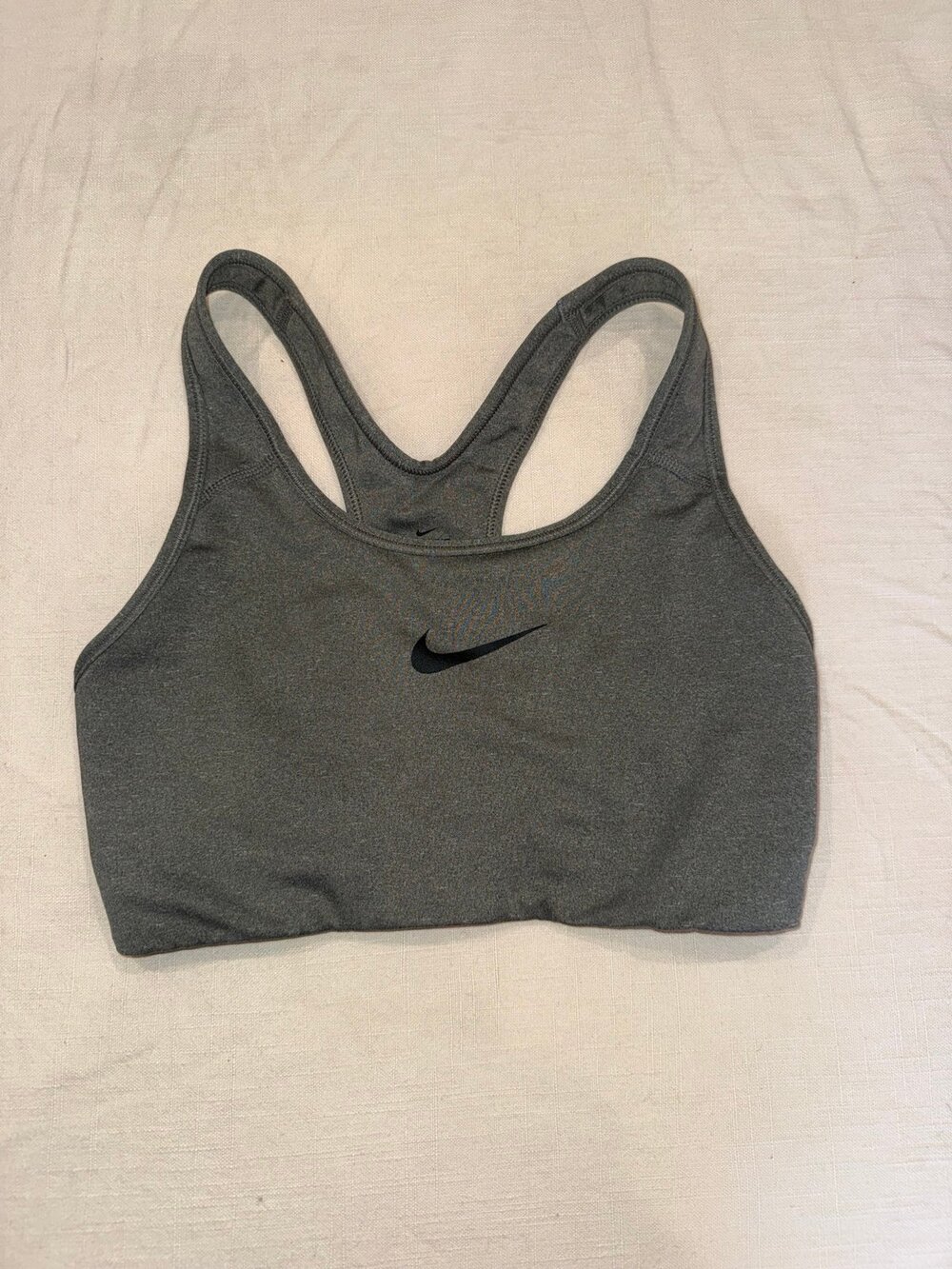 Nike Gray Racerback Sports Bra Size Small